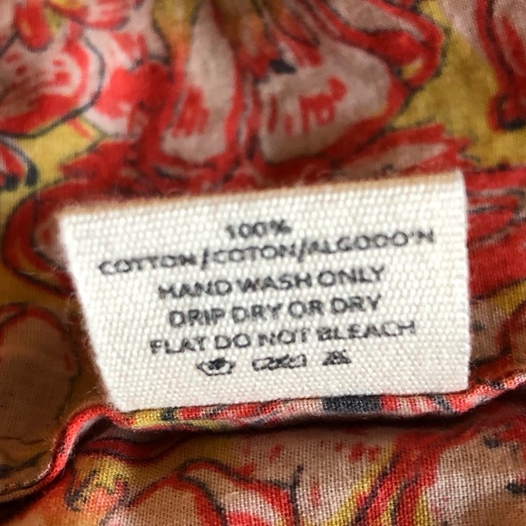 Roopa Pemmaraju Vivi Floral Patchwork Peplum Peasant Blouse Anthropologie Medium - Picture 15 of 15